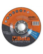 Dischi Abrasivi da Sbavo Centro Depresso Diam.230mm x6.5x22.23 Acciaio e Inox Beta 110230230