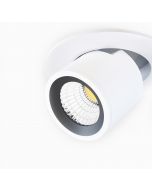 Proiettore LED da interni a Incasso Bianco OXO R 12W Switch 2700/3000/4000k - Beneito Faure 4457