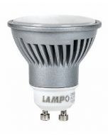 Lampada Led SMD 230V Argento GU10 5W 480lm 3000k Lampo DIKLED5WR230VBC