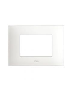 Placca Tecnopolimero Young S44 Bianco Totale 3 Mod. Ave 44PJ03BT