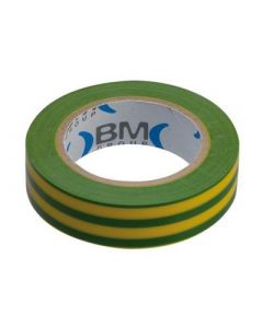 Nastri Isolanti In Pvc Spessore 15mm x 10mt Giallo Verde Bm Spa ESB1510GV