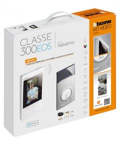 Kit Video Linea 3000 Grigia e Videocitofono Classe 300EOS Bianco Bticino 363925