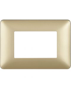 Placca Tecnopolimero Matix 3mod.Gold Bticino AM4803MGL