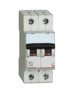 Interruttore Magnetotermico Modulare BTDIN-RS 2P 2Mod. C 40A 4500A Bticino FC820C40