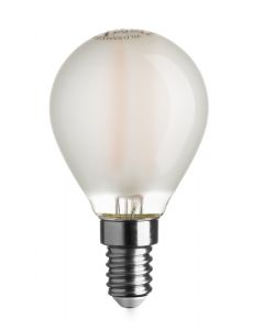 Lampada Led Sfera Stick Satinata E14 4.5w 2700k 470lm 330° Bot Lighting WLD3004X2S