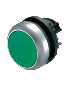 Pulsante Luminoso Piatto Verde ad Impulso M22-DL-G Eaton 216927