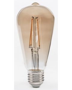 Lampada LED Filamento tipo ST64 6W E27 Bianco Caldo 2700k 810lm Threeline GOLD64-6WE27BC