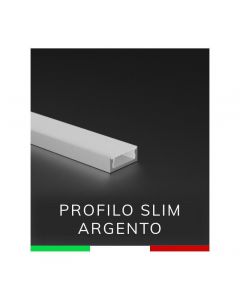 Profilo Dissipatore Piatto Slim in Allum.L.1000mm + Schermo Opale Eleni DP3
