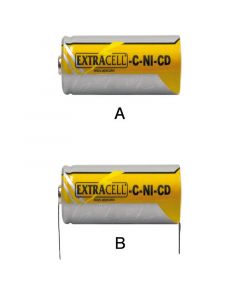 Batterie Ricaricabili Ni-Cd 1/2 Torcia 1,2v 2500ma C.Te (C-Um2) Elcart 300035900
