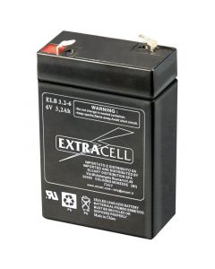 Batteria Ricaricabile Al Piombo Ermetico 6v 3,2Ah Elcart 300450600