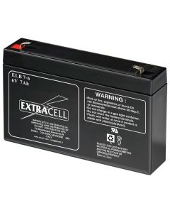 Batteria Ricaricabile Al Piombo Ermetico 6v 7Ah Elcart 300451100