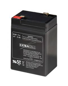 Batteria Ricaricabile Al Piombo Ermetico 6v 9Ah Elcart 300451200