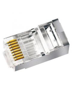 Spina Cat.6 Stp Con Fori Passanti Mdp-883-6sp-R50t Plug Fr Elcart 401351000