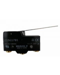 Microswitch Leva Lunga 15A 250Vac Exo M Highly Z15G1701