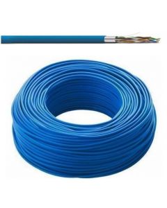 Cavo Rete U/FTP Cat.6A Diam.0.565 AWG23 Blu LSZH -prezzo e taglio al metro- Hikvision 307400675