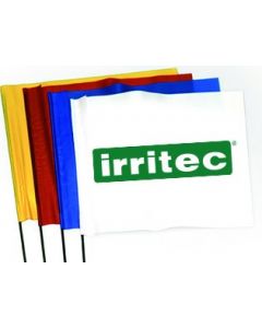 Bandierina di Segnalazione Blu Asta in Metallo h Totale 45cm Irritec GBAN00000BLU