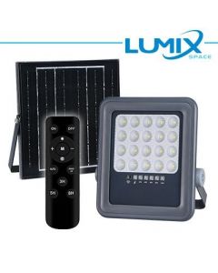 Proiettore Solare Led 100w + Crepuscolare Lumix KATK09-100W