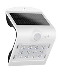Lampada Da Parete Led Solare Senza Fili Con Sensori 220lm Lumix LGB-SWL4K1W