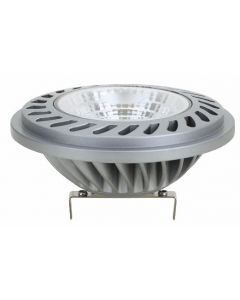 Lampada LED in Alluminio 15W 12V 3000k sostitutiva delle AR111 Lampo AR111LEDBC