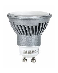 Lampada Led SMD 230V Argento GU10 5W 480lm 3000k Lampo DIKLED5WR230VBC