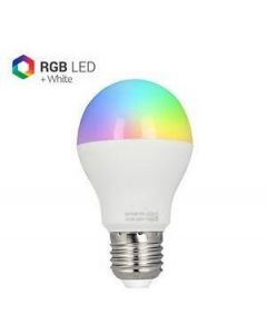 Lampadina Goccia Led RGB+W 7W E27 230V Colorata LAMPO G70E27RGBW