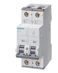 Interruttore Magnetotermico 400V 10kA 2 poli C 6A P=70mm Siemens 5SY42067