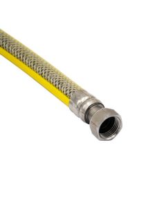 Flessibile per Allacciamento Gas Cucina con Treccia 1/2" FF 2000mm En14800 Tecnogas 16266