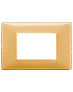 Placca 3 Mod. Reflex Ambra Plana Vimar 14653.43
