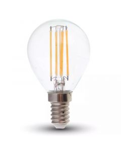 Lampadina LED Bulb E14 6W 130LM/W Filamento P45 2700K V-TAC 2854