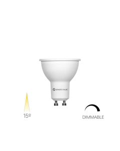 Lampadina GU10 Narrow LED Dimmerabile 7W 3000K 15° Beneito Faure 4671