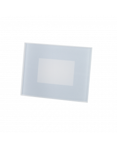 Segnapasso in Vetro TRICOLOR LED Dimmerabile Da Incasso 5W Per Scatole Standard 503 IP66 LAMPO SPLED503VMC